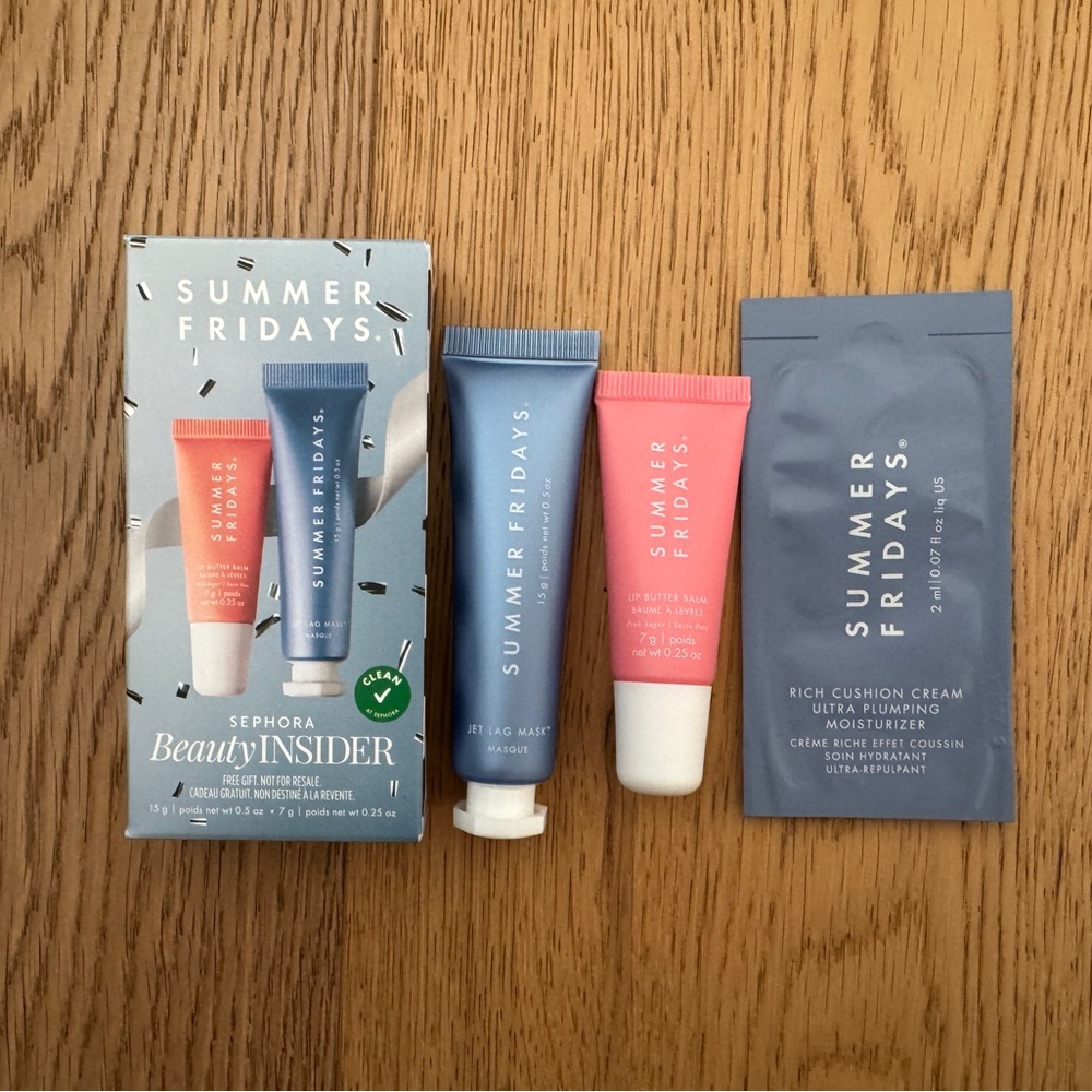 Summer Fridays Sephora Beauty Insider Birthday Gift Set
